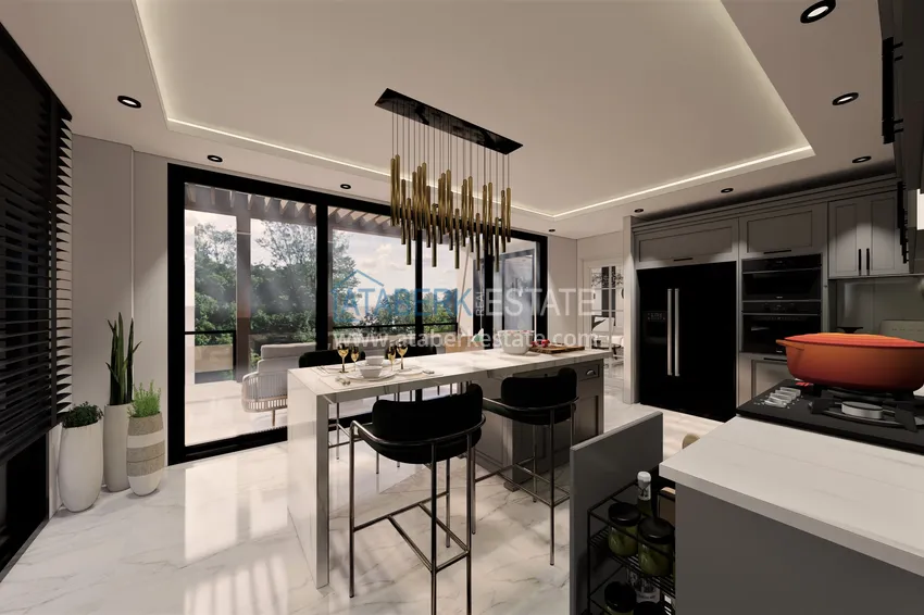 Приобрести Виллы в Алании от застройщика, район Бекташ. Подходит для получения турецкого гражданства 59 