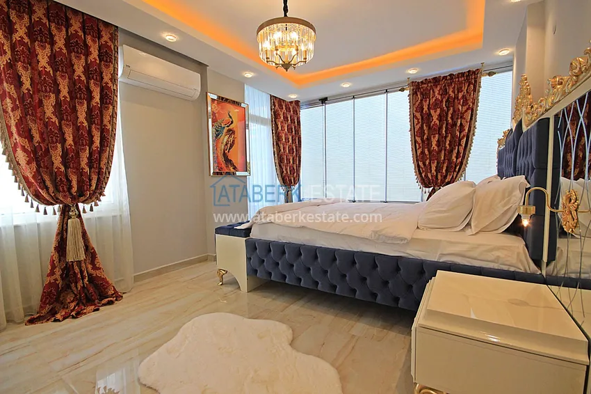 Приобрести Квартира в Махмутларе первая береговая линия, эксклюзивная мебель, открытый вид на море 23 