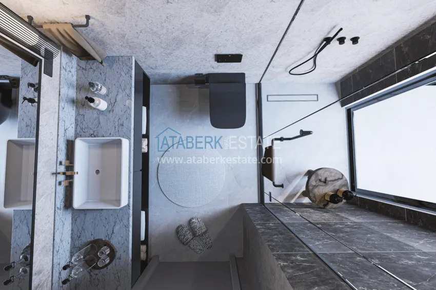 Приобрести Виллы в Алании от застройщика, район Бекташ. Подходит для получения турецкого гражданства 22 