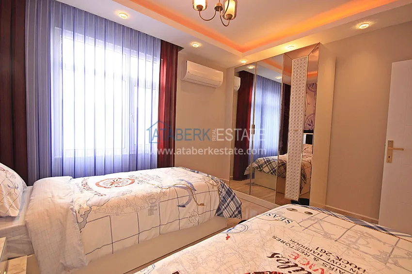 Приобрести Квартира в Махмутларе первая береговая линия, эксклюзивная мебель, открытый вид на море 26 