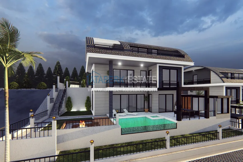 Виллы в Алании от застройщика, район Бекташ. Подходит для получения турецкого гражданства 25 