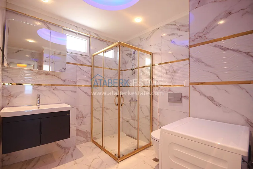 Приобрести Квартира в Махмутларе первая береговая линия, эксклюзивная мебель, открытый вид на море 29 