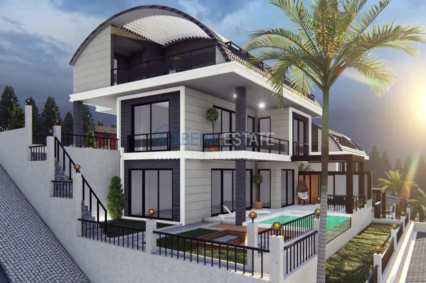 Виллы в Алании от застройщика, район Бекташ. Подходит для получения турецкого гражданства 29 