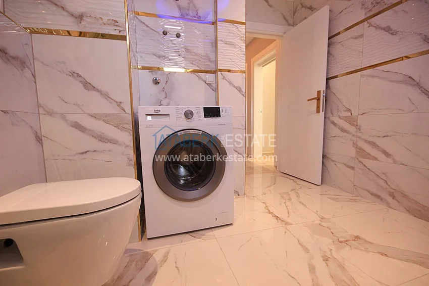 Приобрести Квартира в Махмутларе первая береговая линия, эксклюзивная мебель, открытый вид на море 30 