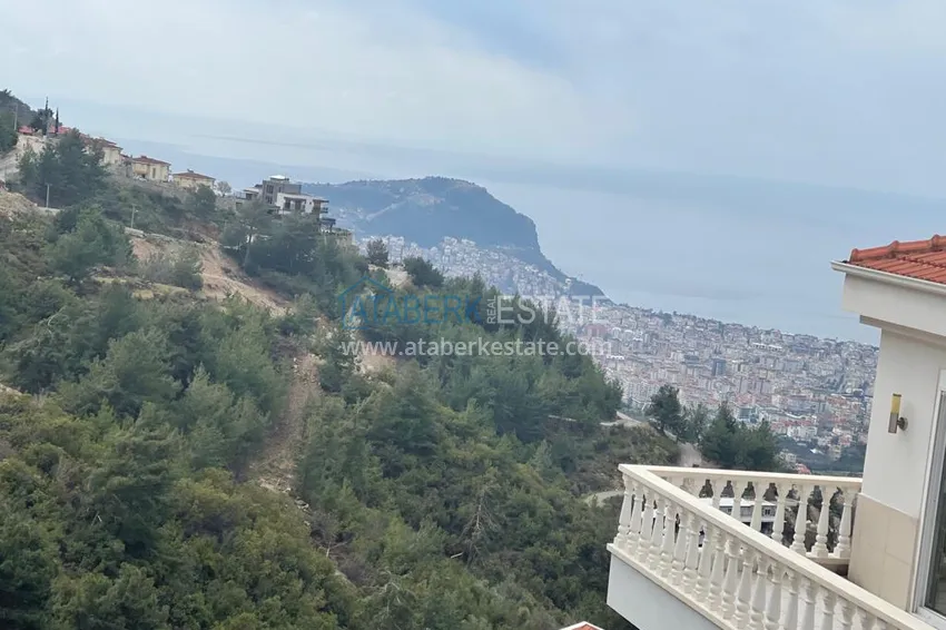 Приобрести Квартира в Алании трехкомнатная с панорамным видом на море  1 