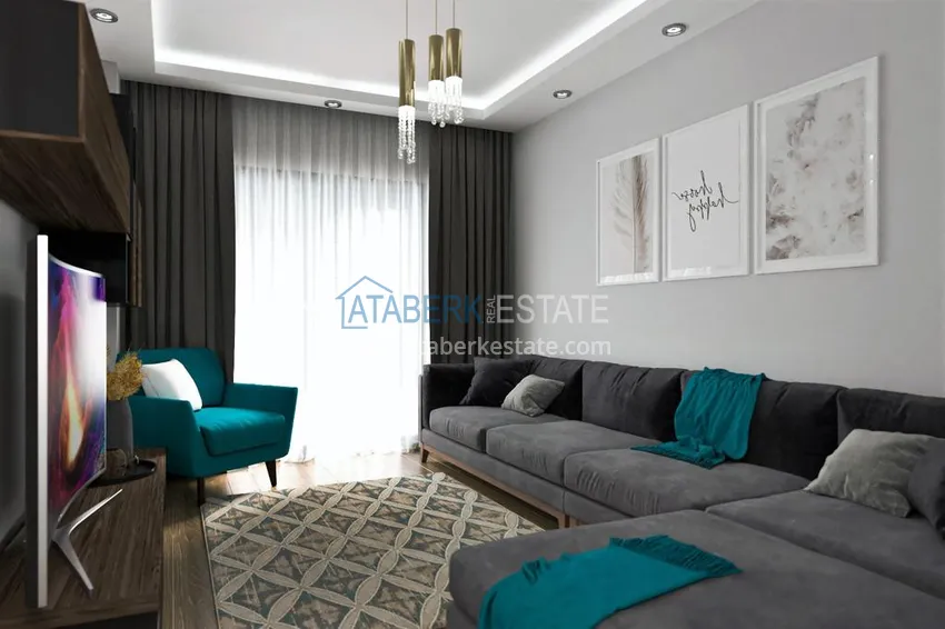 Приобрести Новые квартиры с отдельной кухней по ценам от застройщика в Газипаше 4 