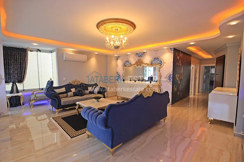 Приобрести Квартира в Махмутларе первая береговая линия, эксклюзивная мебель, открытый вид на море 2 