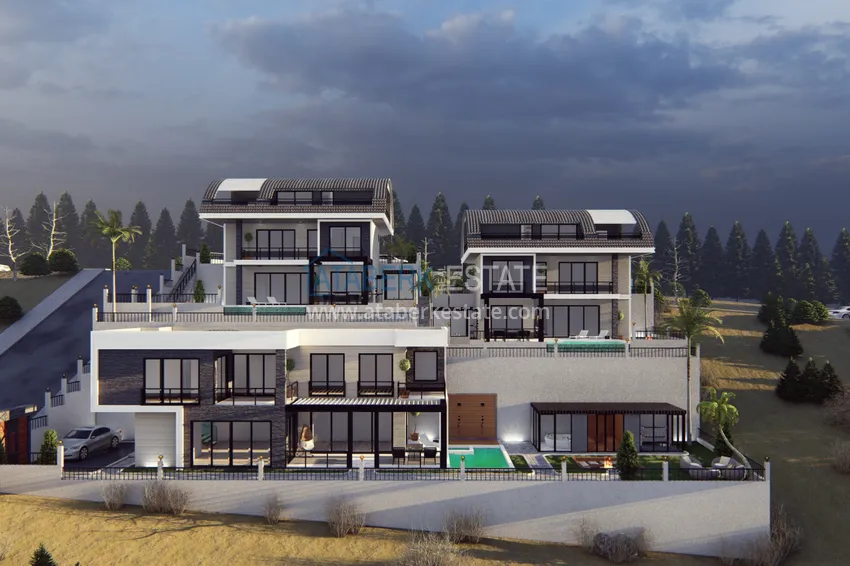 Виллы в Алании от застройщика, район Бекташ. Подходит для получения турецкого гражданства 6 