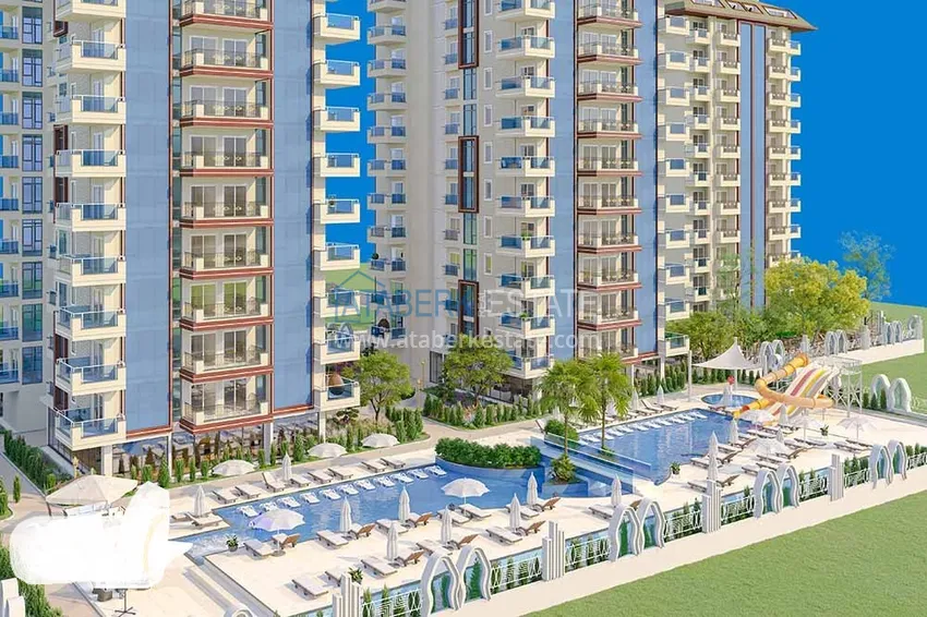 Квартира в районе Махмутлар от инвестора с рассрочкой на этапе строительства 1 