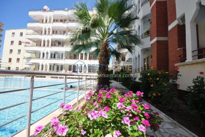 Квартира в Махмутларе трехкомнатная в жилом комплексе рядом с морем 2 