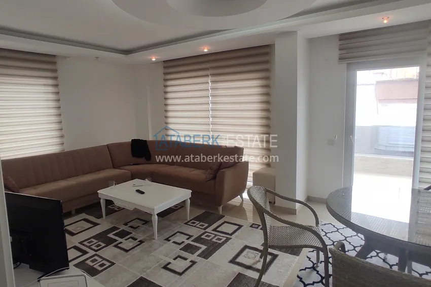 Приобрести Квартиры-пентхаусы в Алании с мебелью, район пляжа Клеопатра  3 