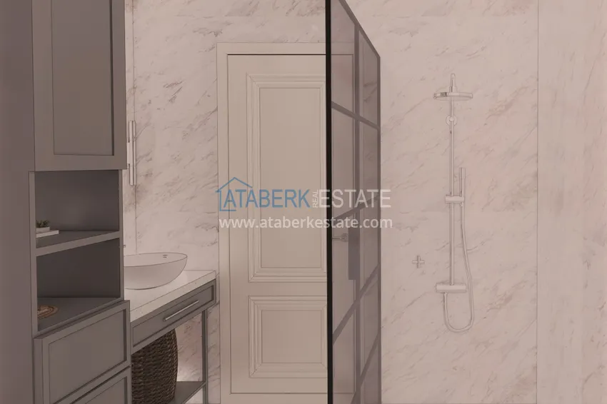 Приобрести Виллы в Алании от застройщика, район Бекташ. Подходит для получения турецкого гражданства 61 