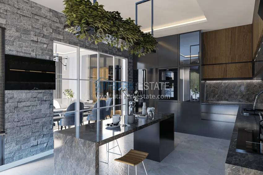 Приобрести Виллы в Алании от застройщика, район Бекташ. Подходит для получения турецкого гражданства 3 