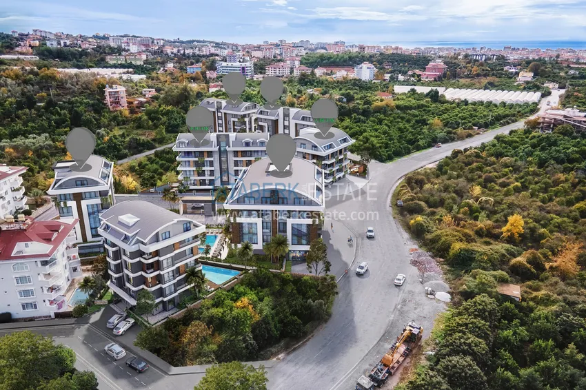 Новый инвестиционный проект жилого комплекса в престижном районе Алании - Оба  3 