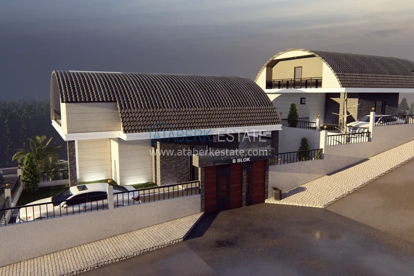 Виллы в Алании от застройщика, район Бекташ. Подходит для получения турецкого гражданства 33 