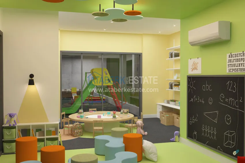 Квартира в районе Оба от инвестора с чистовой отделкой и видом на горы 12 