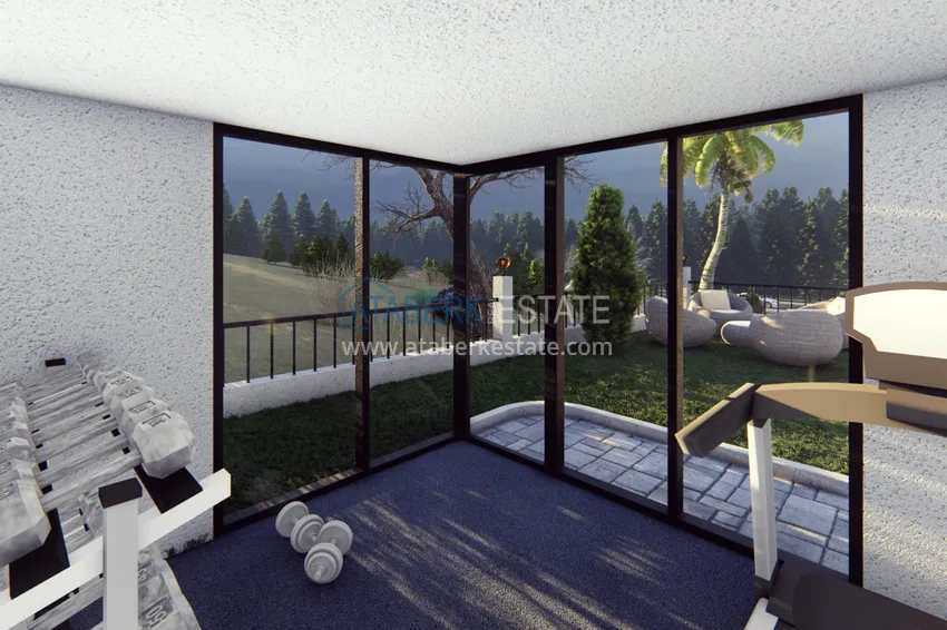 Приобрести Виллы в Алании от застройщика, район Бекташ. Подходит для получения турецкого гражданства 33 