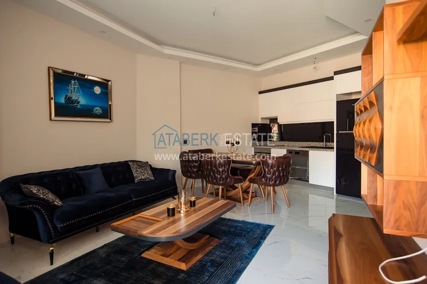 Приобрести Квартира в Каргыджаке с новой мебелью в комплексе на первой береговой линии 3 