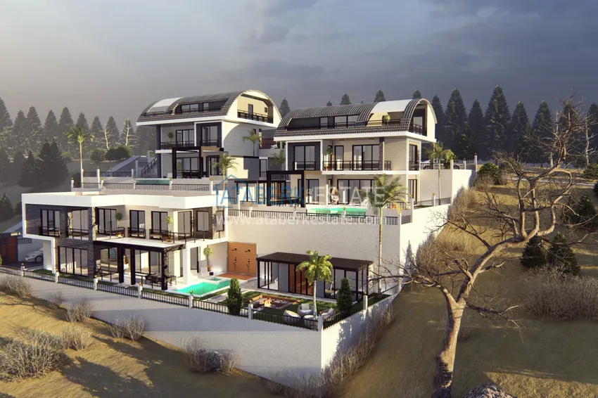 Виллы в Алании от застройщика, район Бекташ. Подходит для получения турецкого гражданства 7 