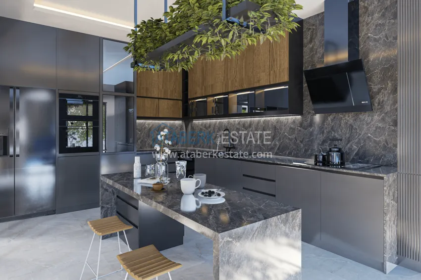 Приобрести Виллы в Алании от застройщика, район Бекташ. Подходит для получения турецкого гражданства 4 