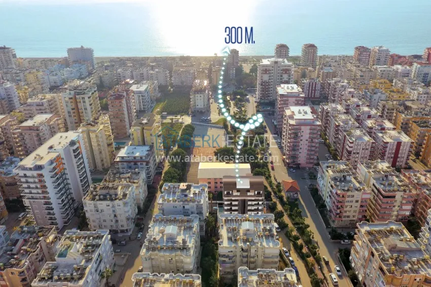 Квартира в Махмутларе с чистовой отделкой, в современном новом комплексе 1 