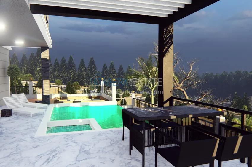 Виллы в Алании от застройщика, район Бекташ. Подходит для получения турецкого гражданства 40 