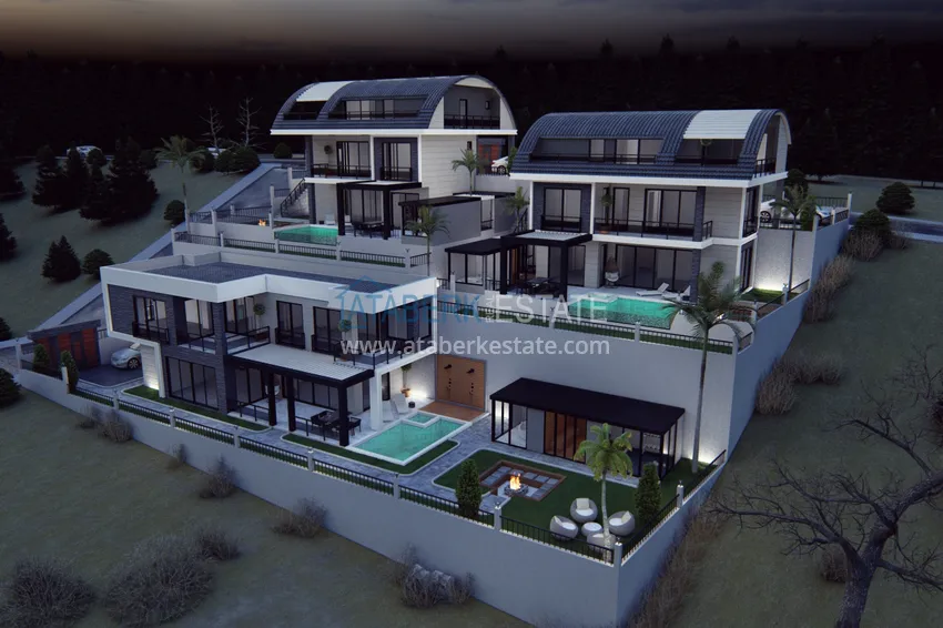 Виллы в Алании от застройщика, район Бекташ. Подходит для получения турецкого гражданства 45 