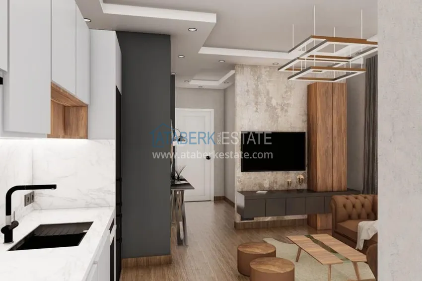 Приобрести Квартира в Авсалларе в строящемся комплексе от инвестора  4 