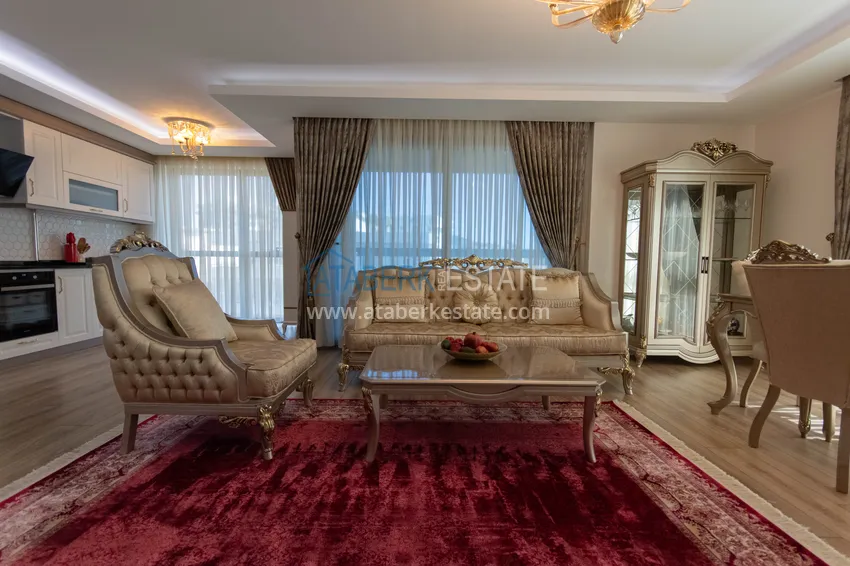 Приобрести Дуплекс в Махмутларе с мебелью и видом на море и горы в новом комплексе 4 