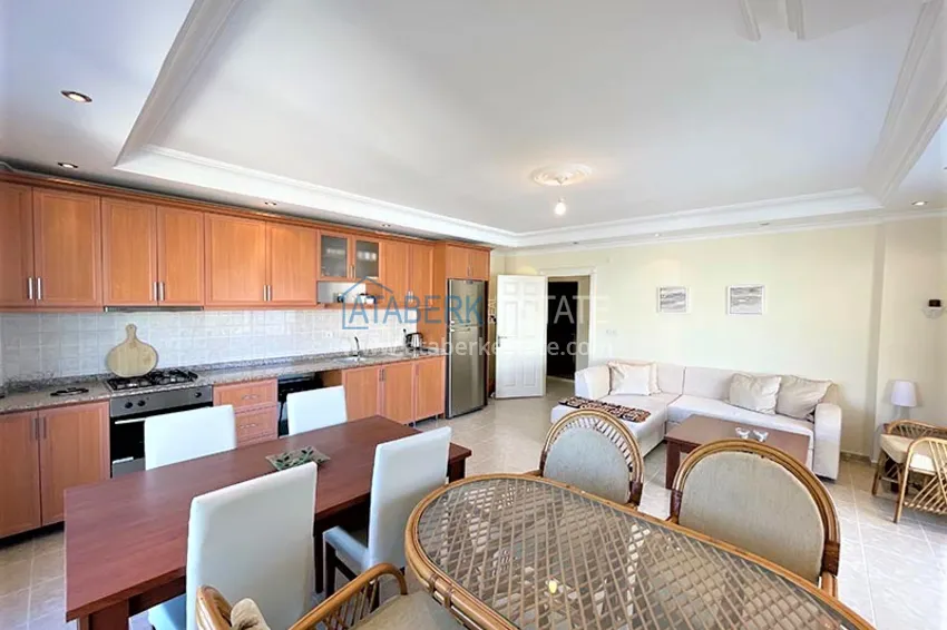 Приобрести Квартира в Алании район Тосмур меблированная с видом на море и горы 4 