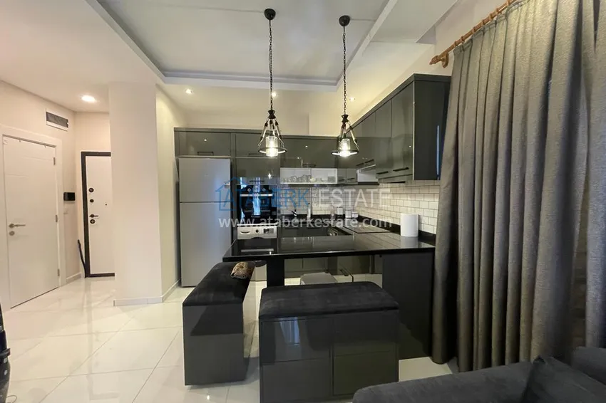 Приобрести Квартира в районе Оба двухкомнатная с мебелью в уютном жилом комплексе 4 