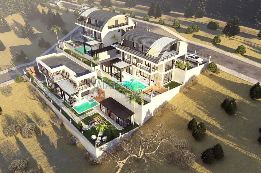 Виллы в Алании от застройщика, район Бекташ. Подходит для получения турецкого гражданства 8 