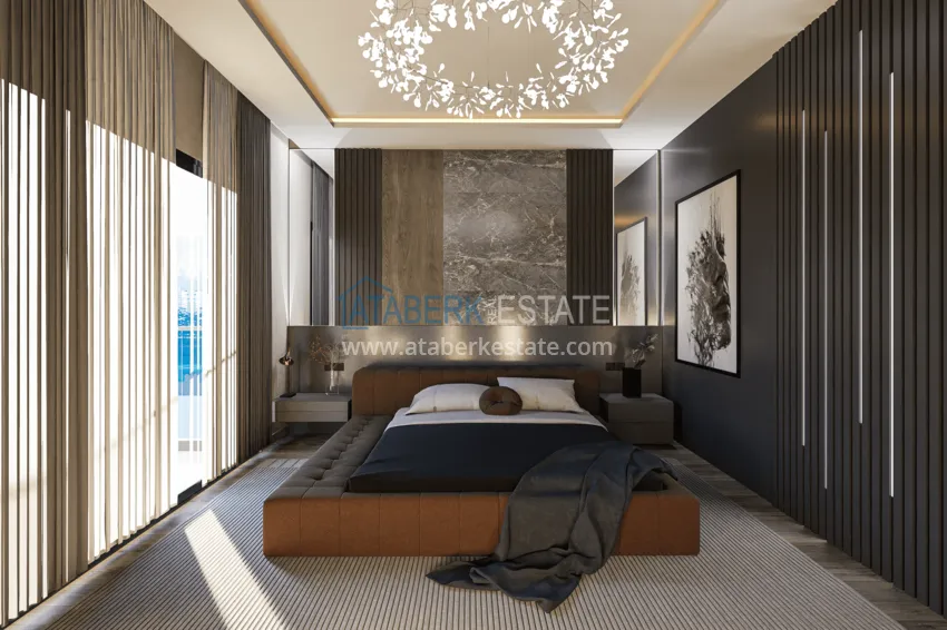 Приобрести Виллы в Алании от застройщика, район Бекташ. Подходит для получения турецкого гражданства 5 