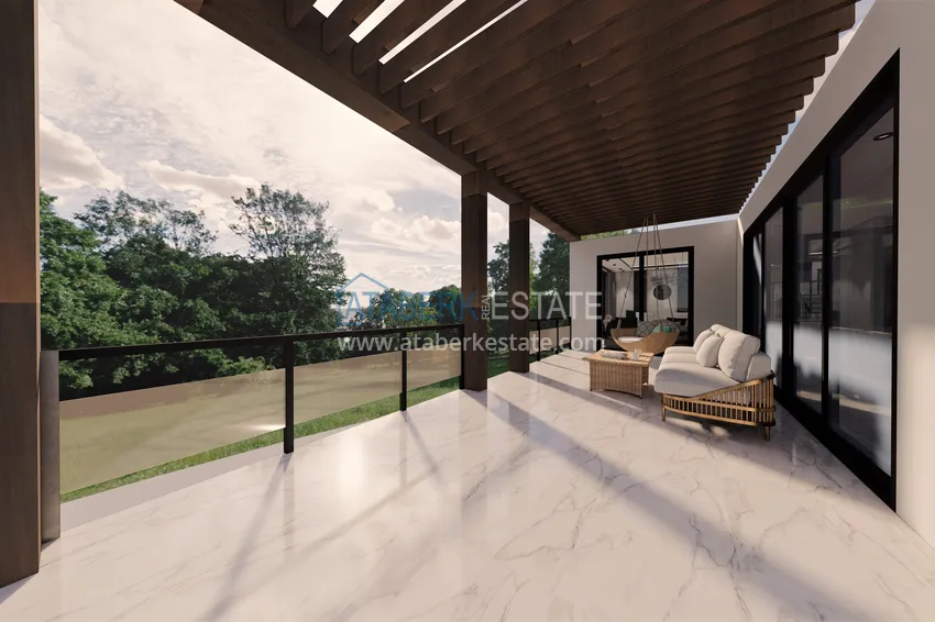 Приобрести Виллы в Алании от застройщика, район Бекташ. Подходит для получения турецкого гражданства 65 