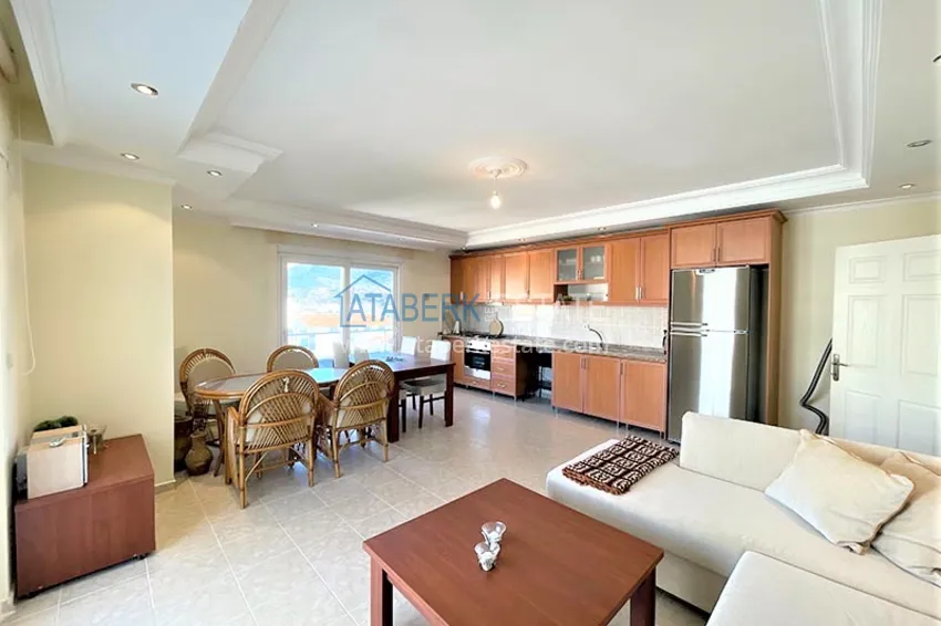 Приобрести Квартира в Алании район Тосмур меблированная с видом на море и горы 5 