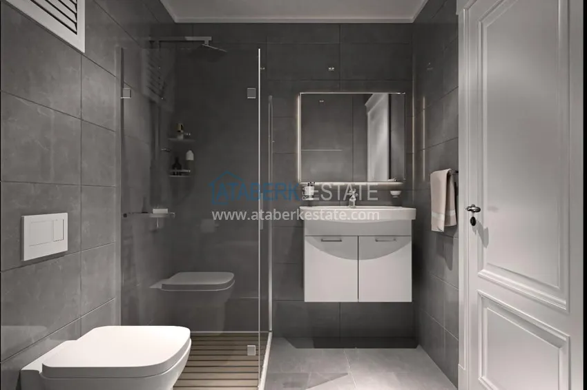 Приобрести Новые квартиры с отдельной кухней по ценам от застройщика в Газипаше 7 