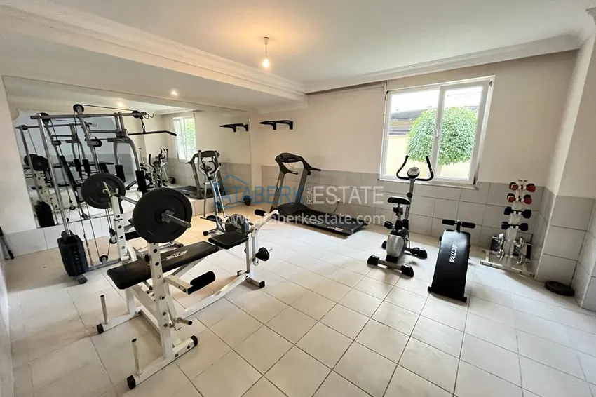 Квартира в районе Махмутлар с мебелью и видом на море в жилом комплексе с бассейном  7 