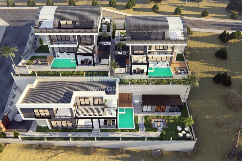 Виллы в Алании от застройщика, район Бекташ. Подходит для получения турецкого гражданства 9 