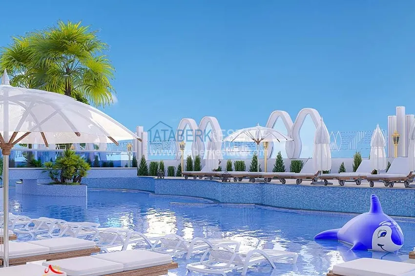 Квартира в районе Махмутлар от инвестора с рассрочкой на этапе строительства 4 