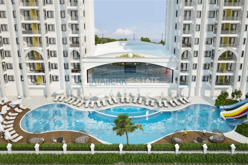 Квартира в районе Авсаллар от инвестора в комплексе на завершающем этапе строительства 5 