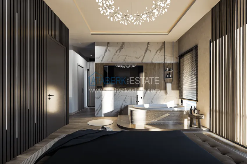 Приобрести Виллы в Алании от застройщика, район Бекташ. Подходит для получения турецкого гражданства 6 