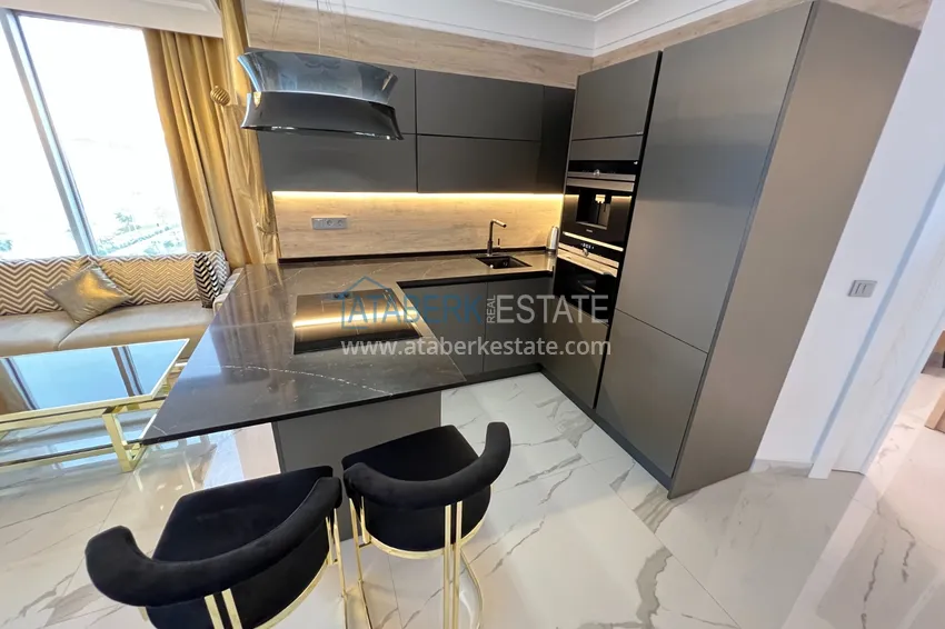 Приобрести Квартира в Махмутларе с дизайнерским интерьером и прямым видом на море  7 