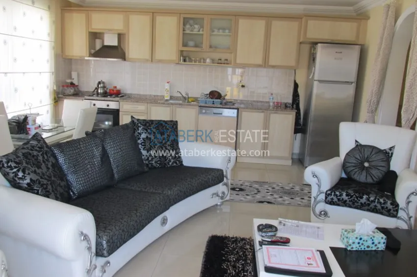 Приобрести Дуплекс в районе Оба с мебелью. Подходит для получения турецкого гражданства 5 