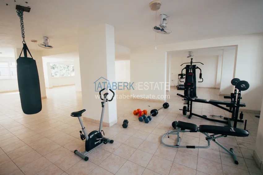 Квартира меблированная с видом на море и горы Алания, Махмутлар 6 