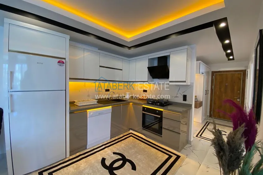 Приобрести Квартира в центре Алании - район пляжа Клеопатра, после ремонта с новой современной мебелью 7 