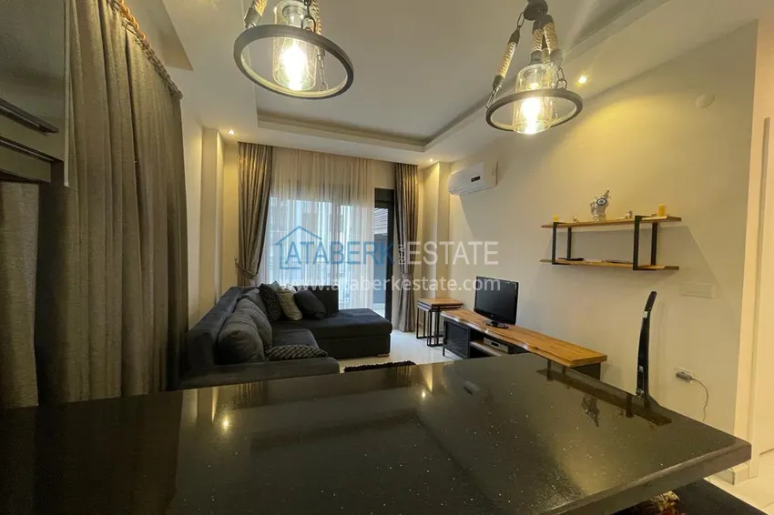 Приобрести Квартира в районе Оба двухкомнатная с мебелью в уютном жилом комплексе 6 