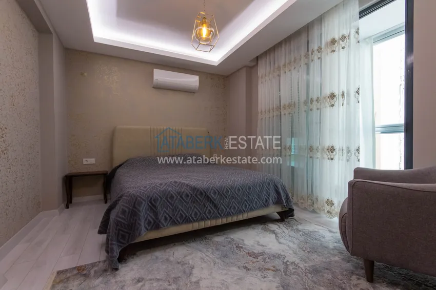 Приобрести Квартира в районе Махмутлар с мебелью и застекленными балконами в новом комплексе 9 