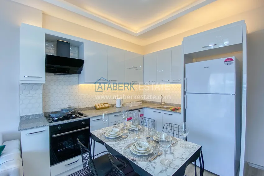 Приобрести Квартиры и пентхаусы в районе Демирташ со стильным интерьером в новостройке 6 