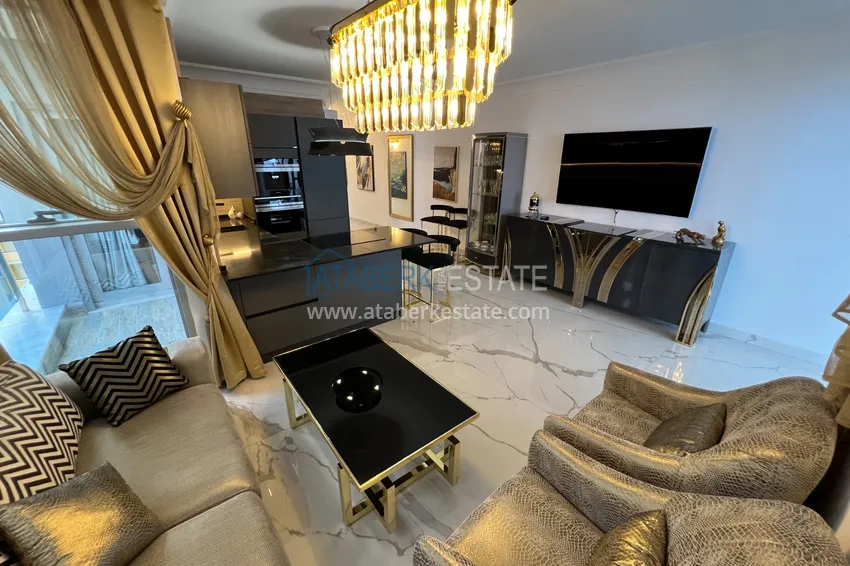 Приобрести Квартира в Махмутларе с дизайнерским интерьером и прямым видом на море  10 