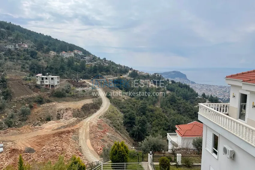 Приобрести Квартира в Алании трехкомнатная с панорамным видом на море  6 